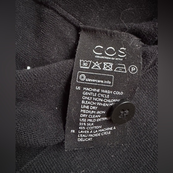 COS Silk/Cotton Cardigan - Picture 3 of 4
